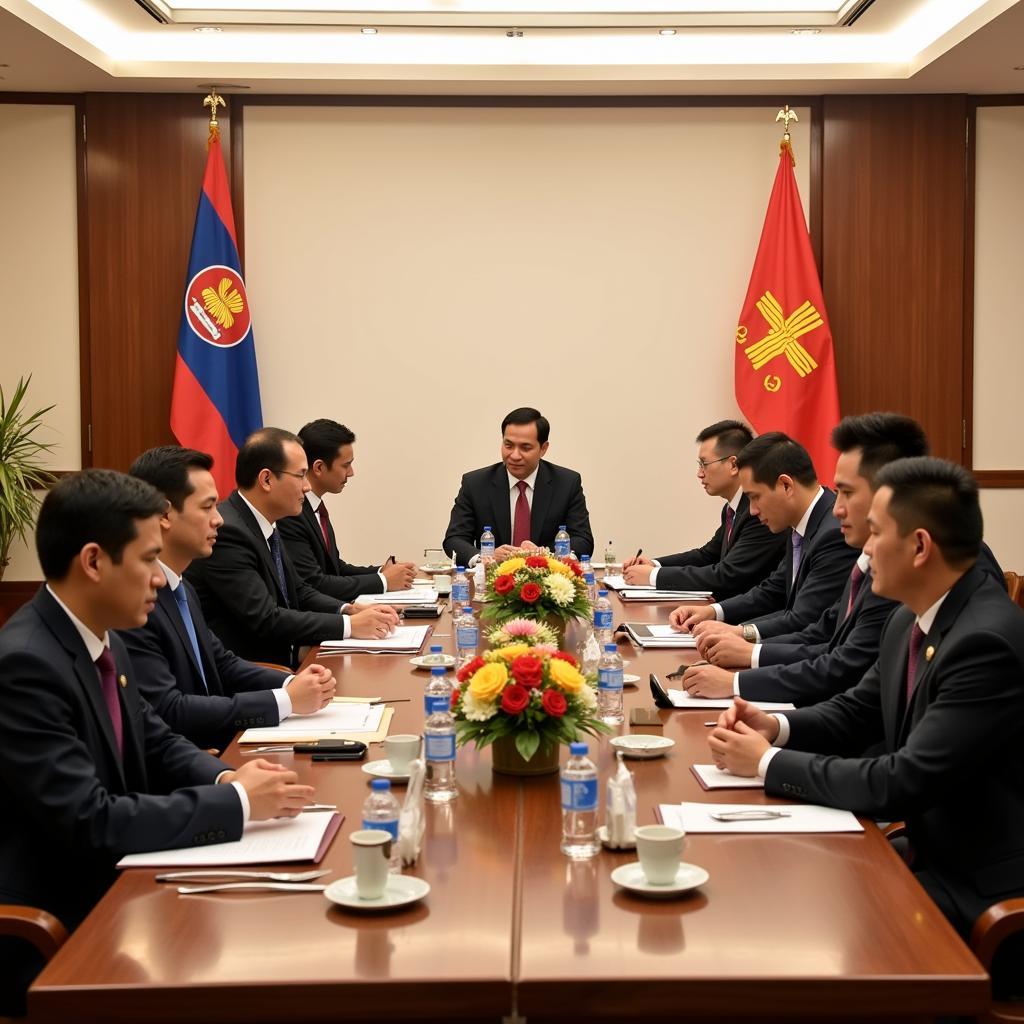 Cambodian Delegation at ASEAN Summit