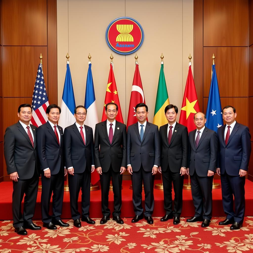 ASEAN Leaders at a Modern-Day Summit