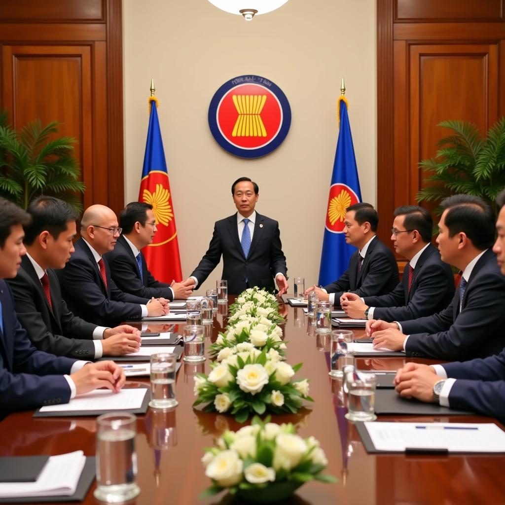 ASEAN Leaders at a Summit