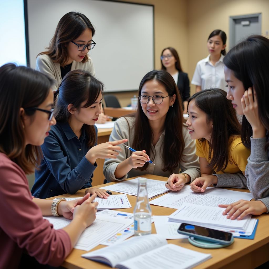 ASEAN Teachers Participating in a Science Education Workshop