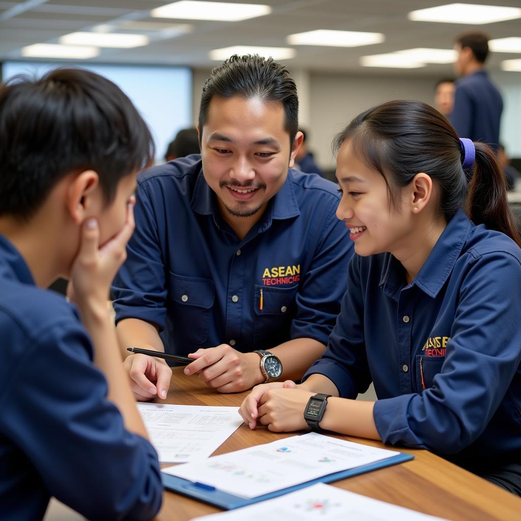 ASEAN Technician Mentoring Students