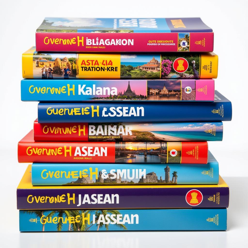 Stack of ASEAN Travel Guides