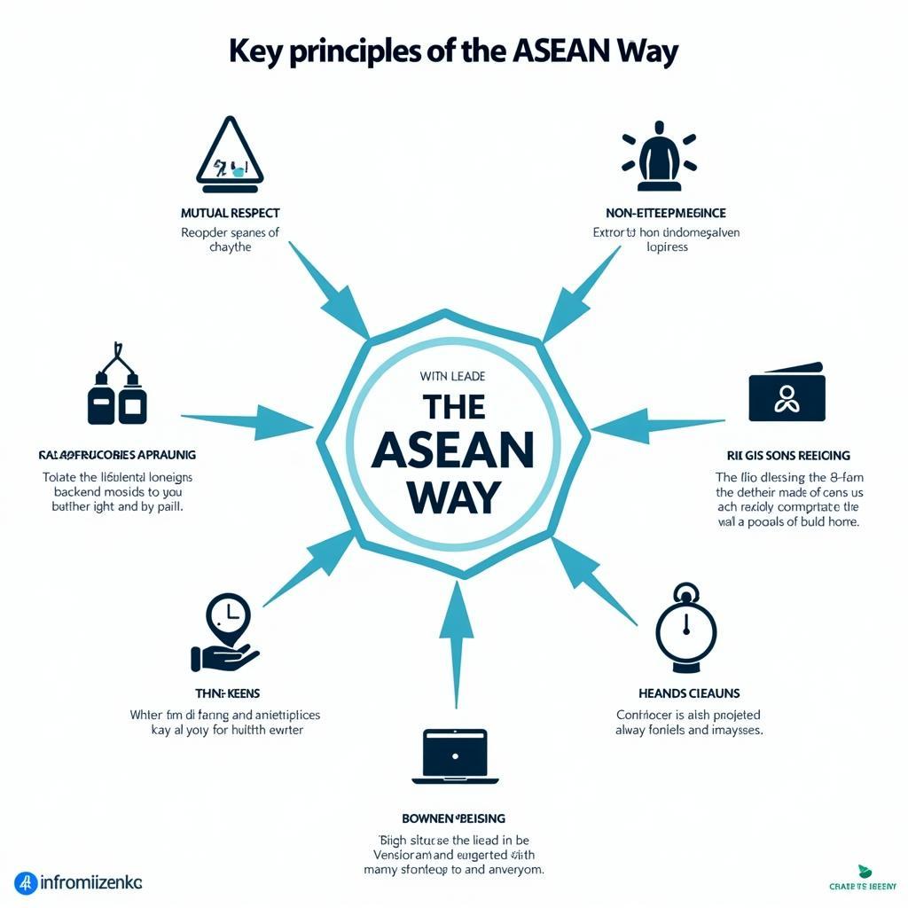 ASEAN Way Principles Diagram