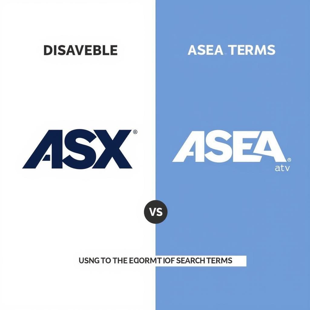 ASX vs ASEA: Clarifying the Search Terms