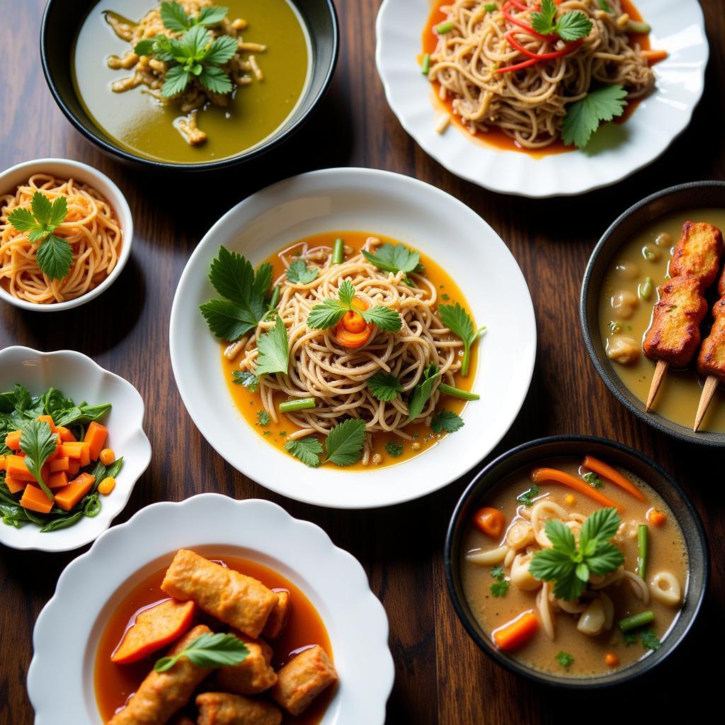 Authentic ASEAN Restaurant Dishes