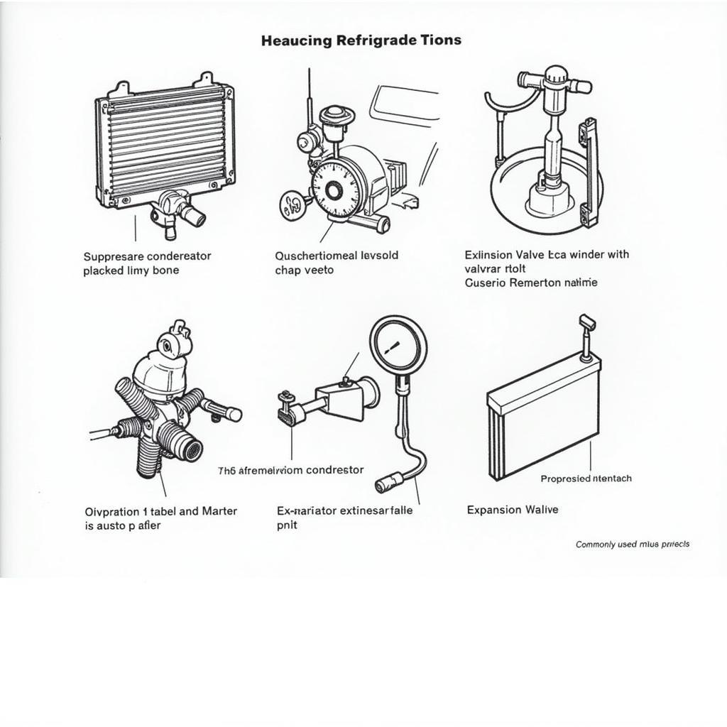 Automotive HVAC System Components and Diagnostic Tools