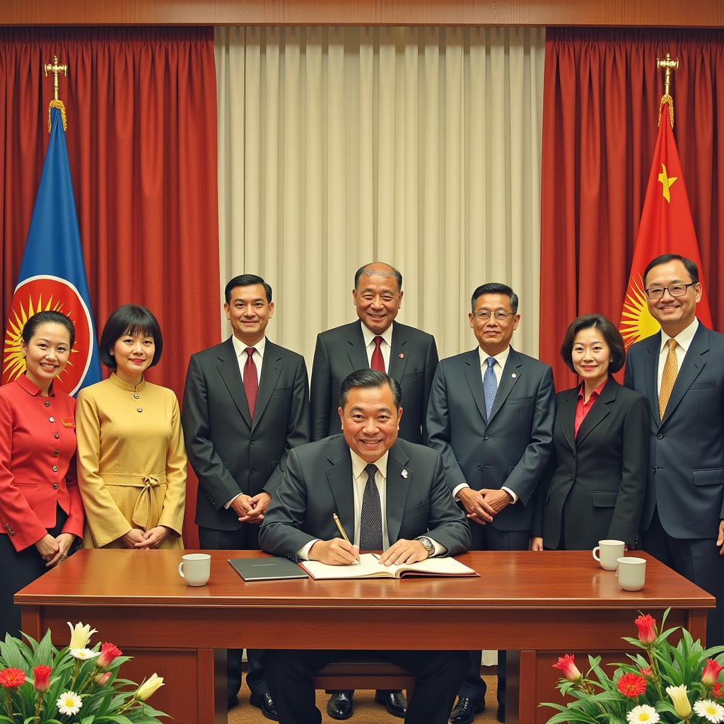 Signing of the Bangkok Declaration