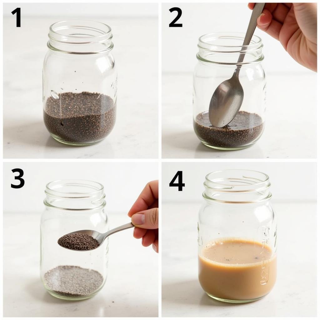 Basic Chia Seed Drink Preparation