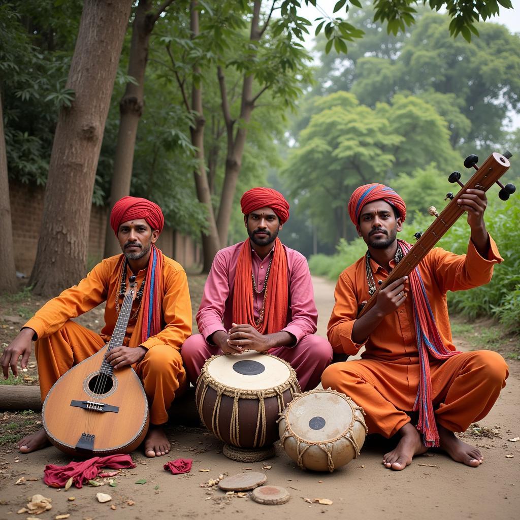 Traditional Bengali Folk Musicians