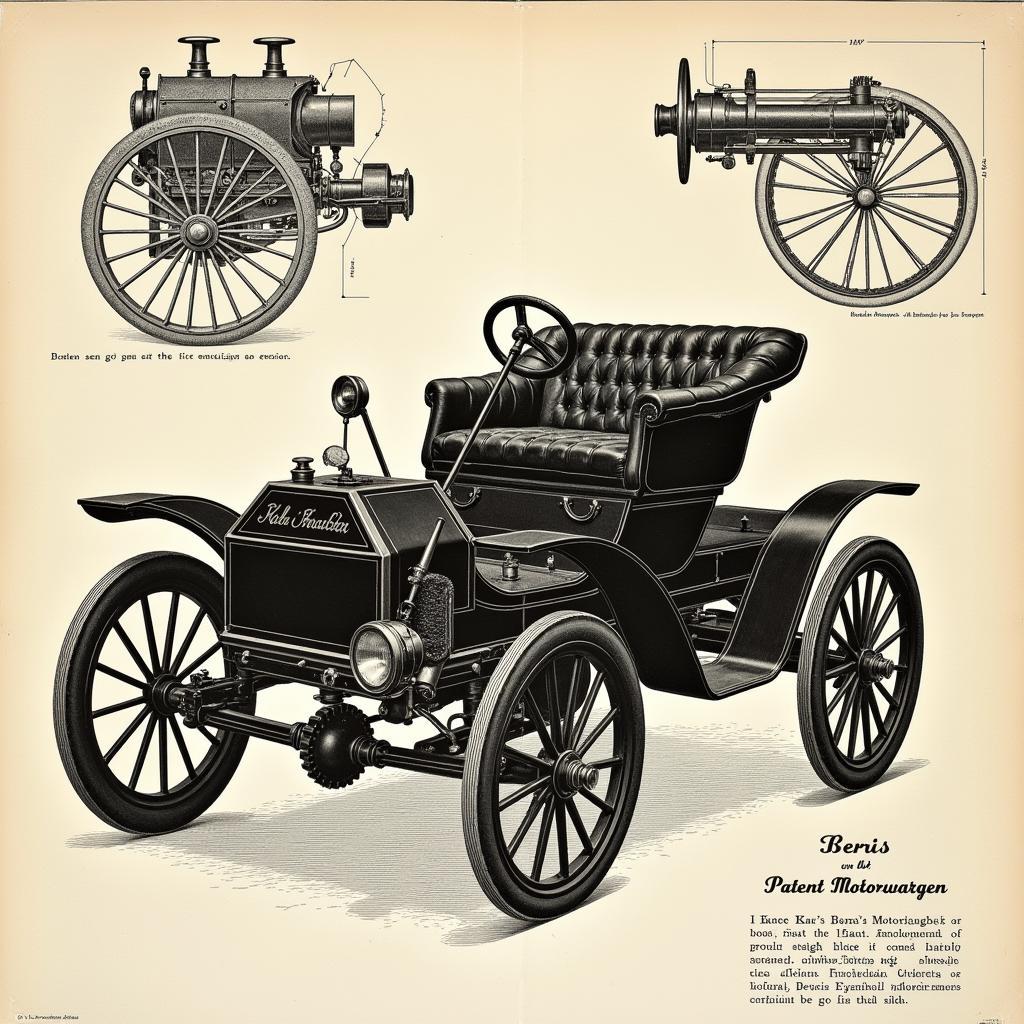 Benz Patent-Motorwagen and Early Internal Combustion Engines