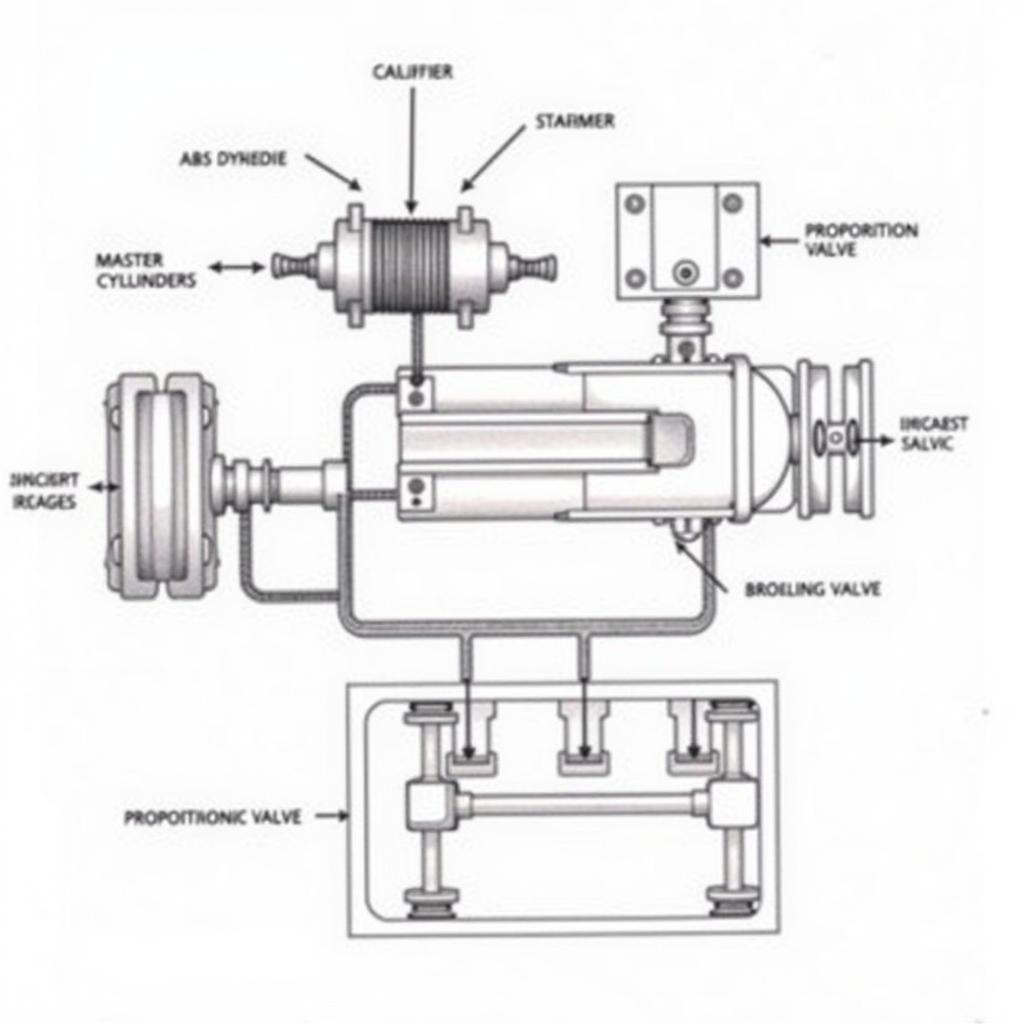 Brake System Hydraulic Diagram