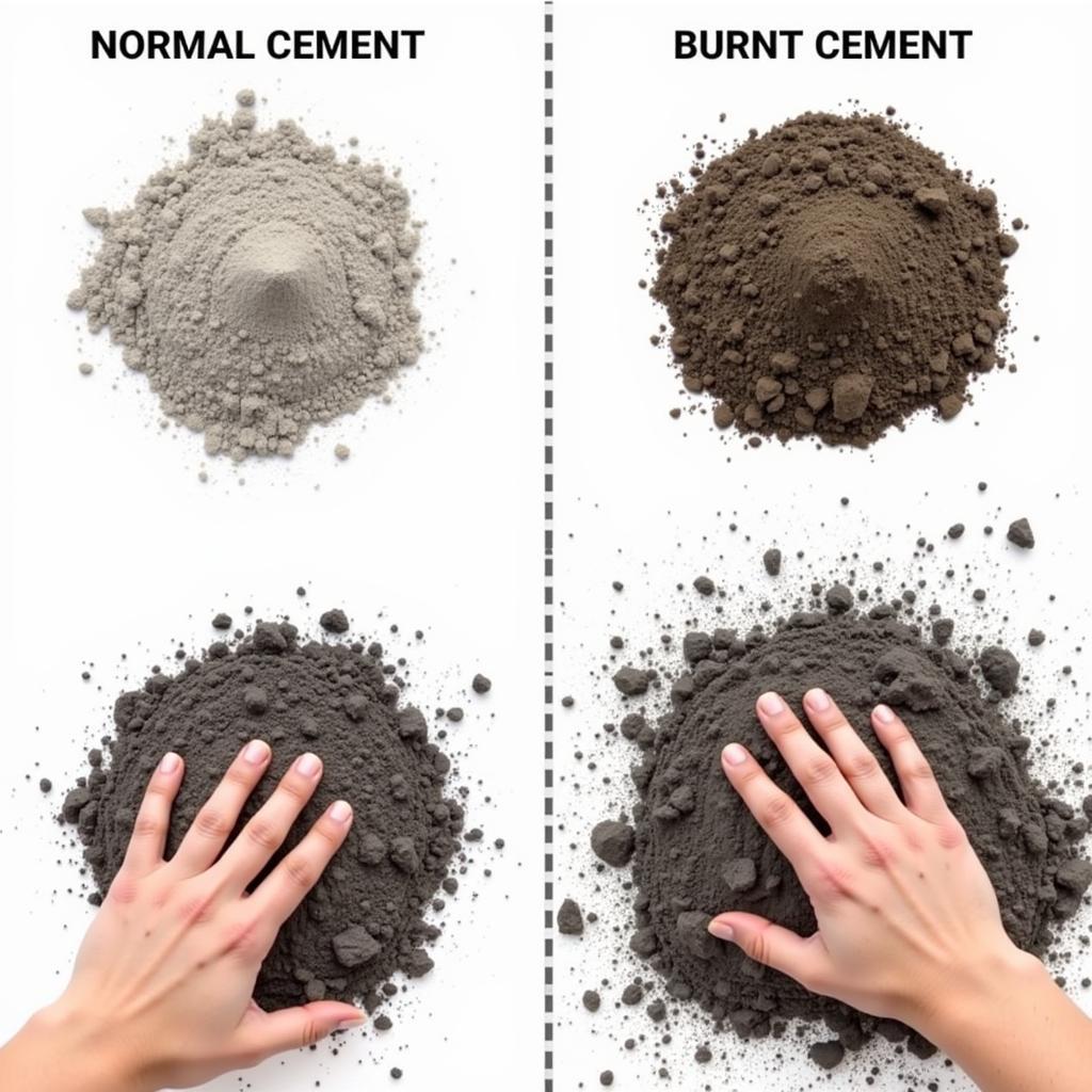 Identifying Burnt Cement