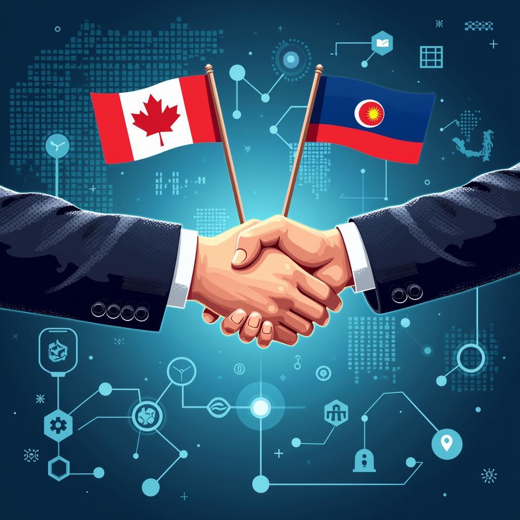 Illustrative image of Canada-ASEAN tech partnership