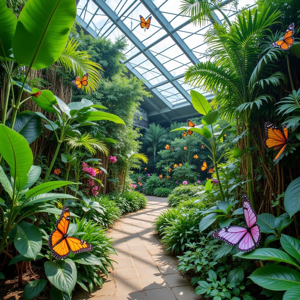 Singapore Changi Airport's Butterfly Garden