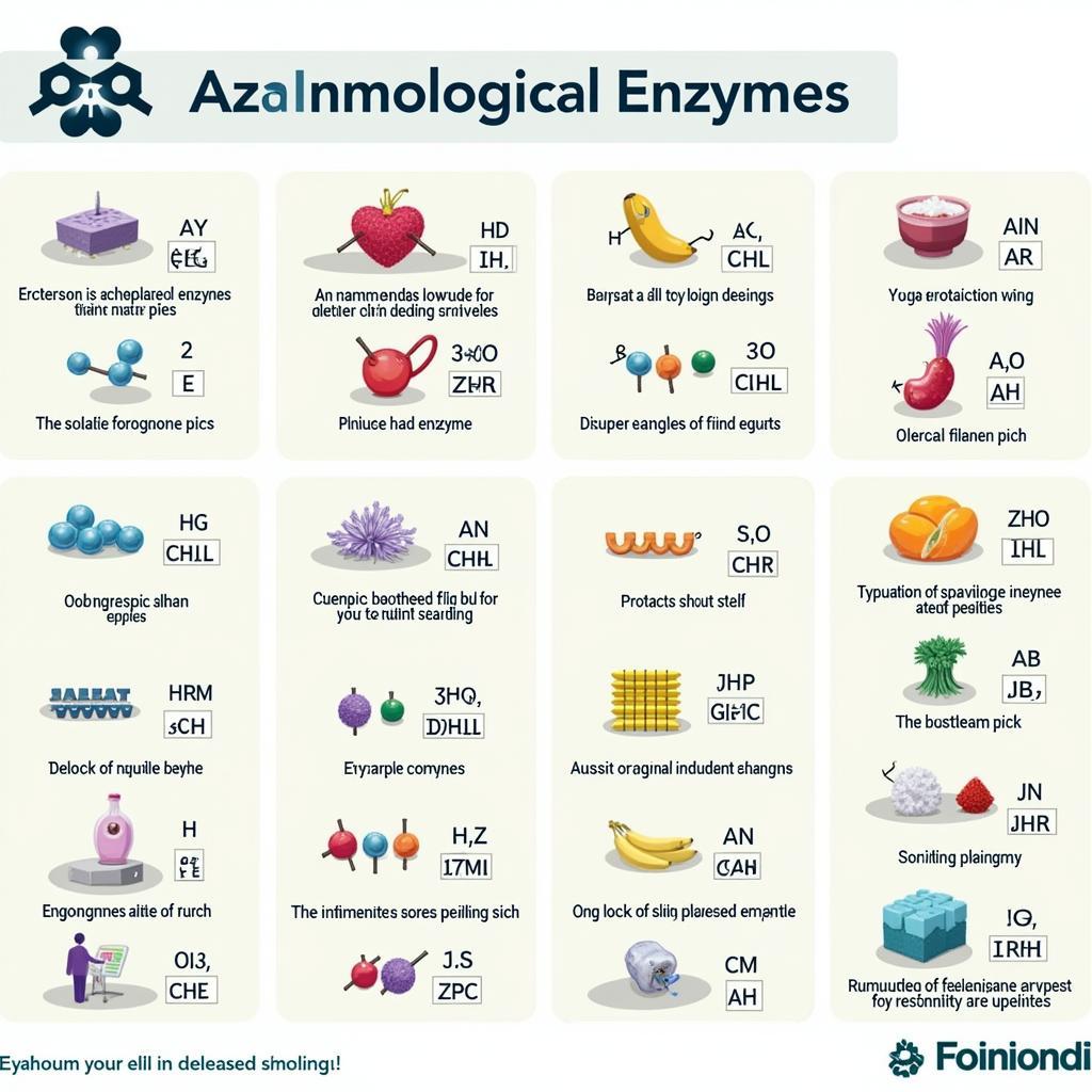 Examples of Common Biological Enzymes Ending in "ase"