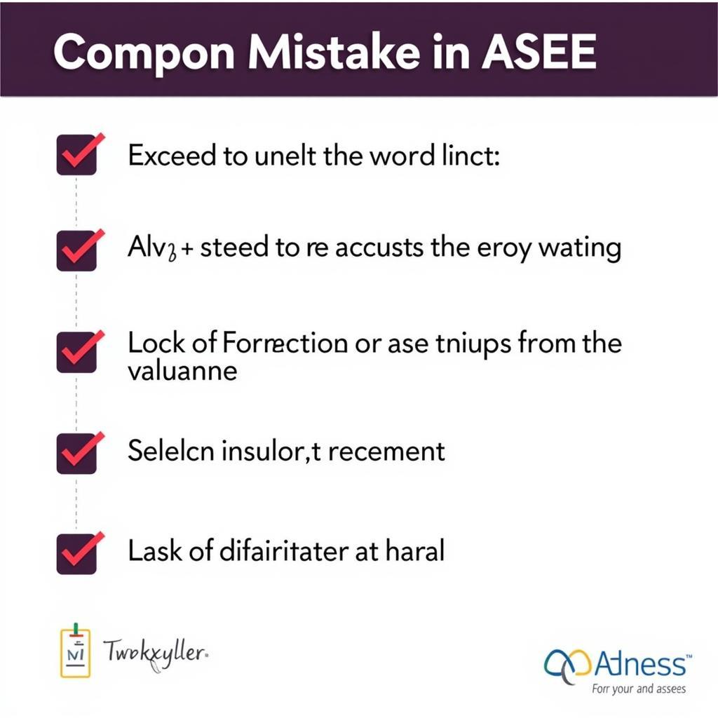 Common Mistakes in ASEE Abstract Submission