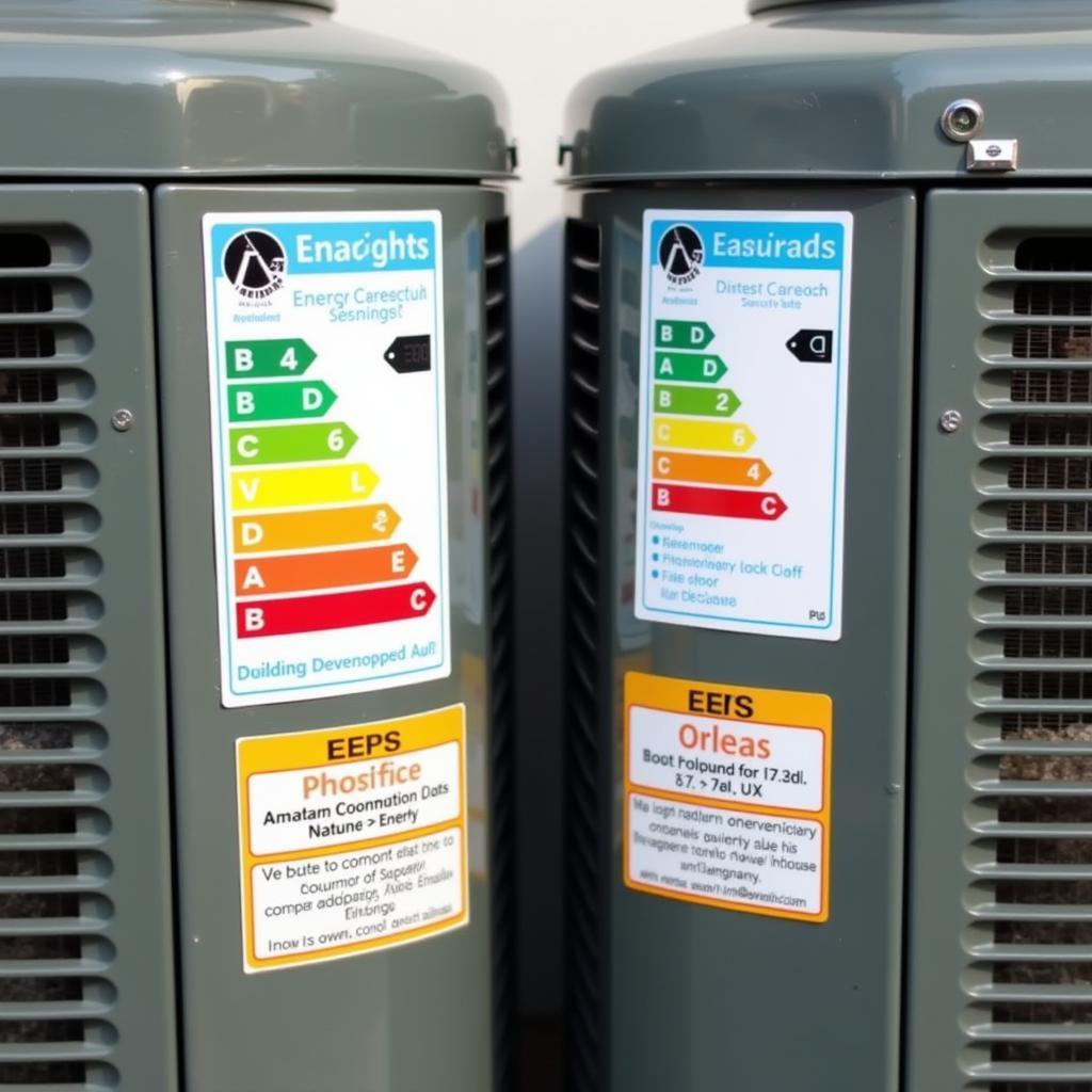 Comparing AC Unit Energy Labels