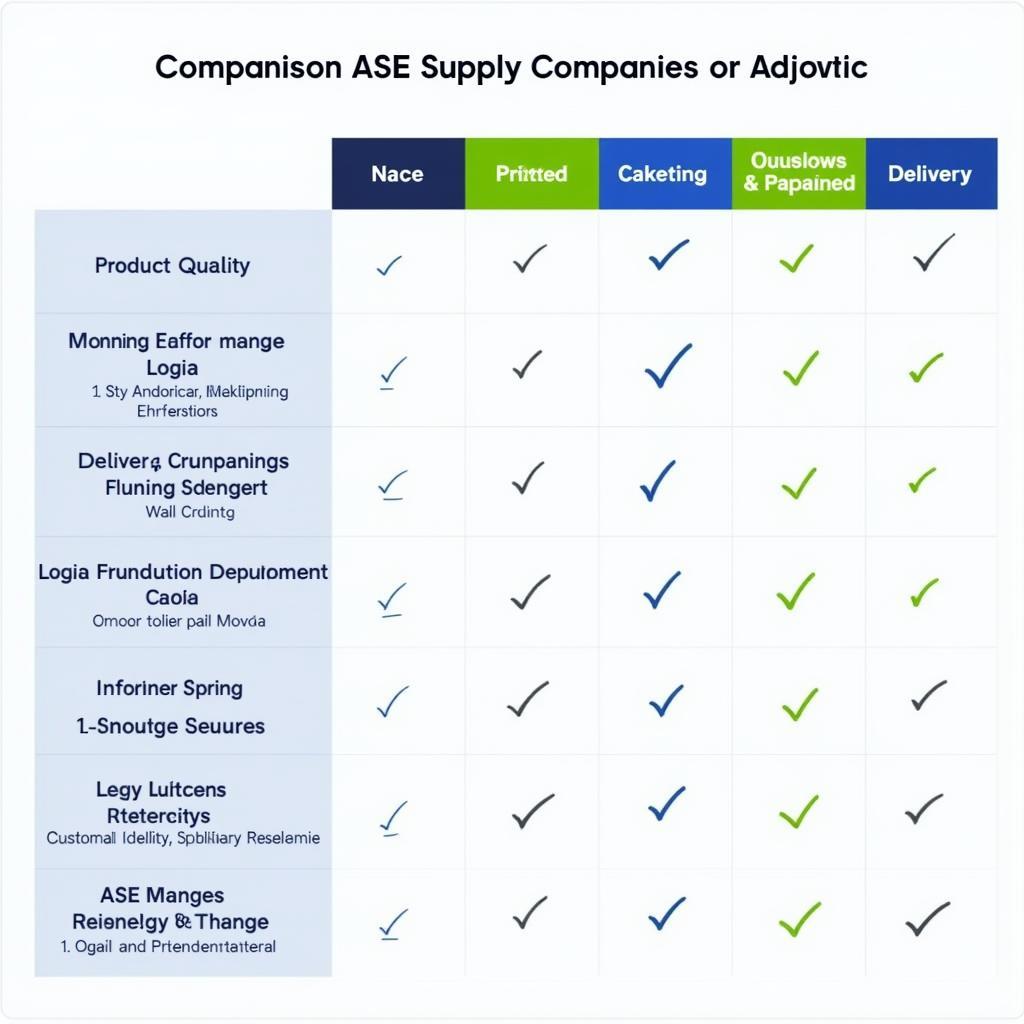 Comparing ASE Suppliers in Portland