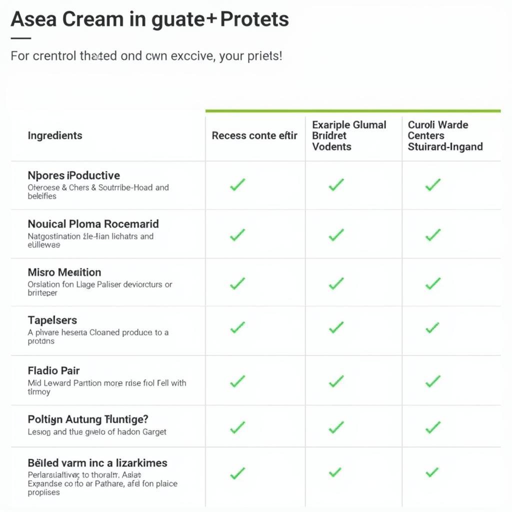 Comparing Asea cream with other popular skincare products.