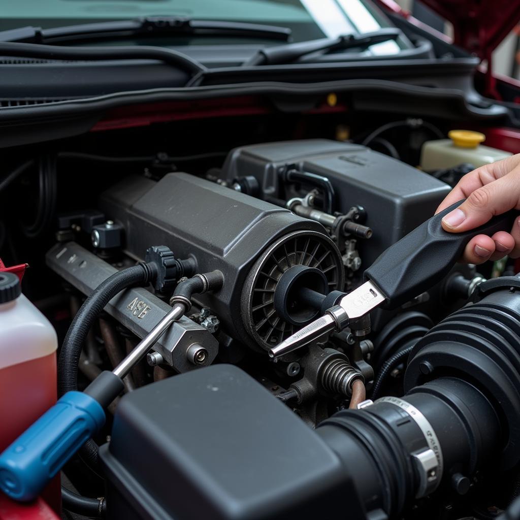 Complex Car Engine Repair