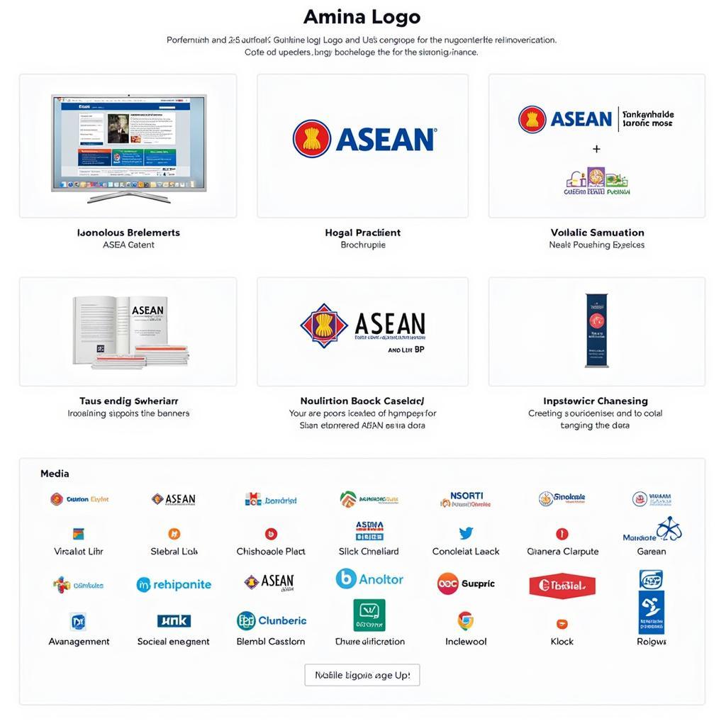 Examples of Correct ASEAN Logo Usage Across Different Media