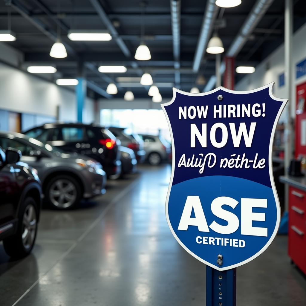 Dallas Auto Repair Shop Hiring ASE Certified Mechanics