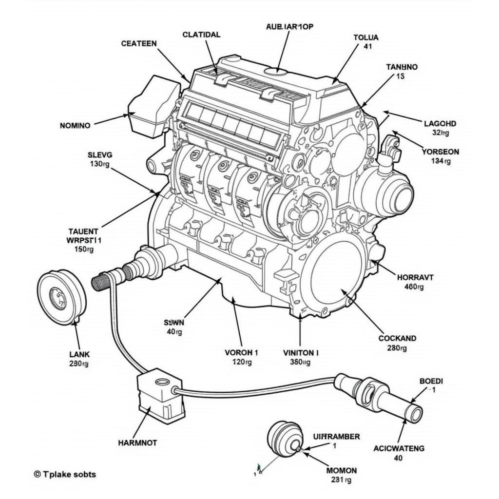 Diesel Engine Components Diagram