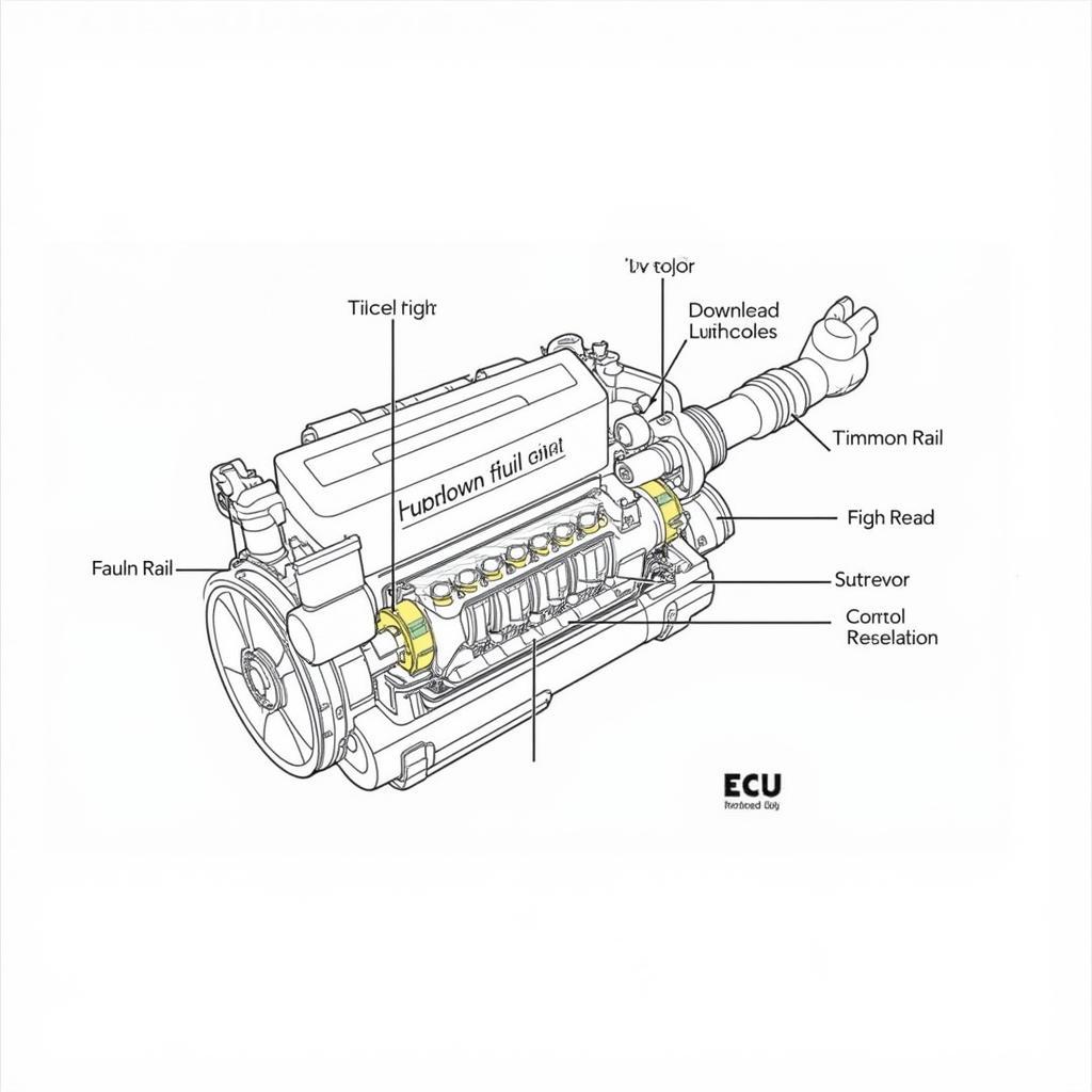 Diesel Fuel Injection System Diagram