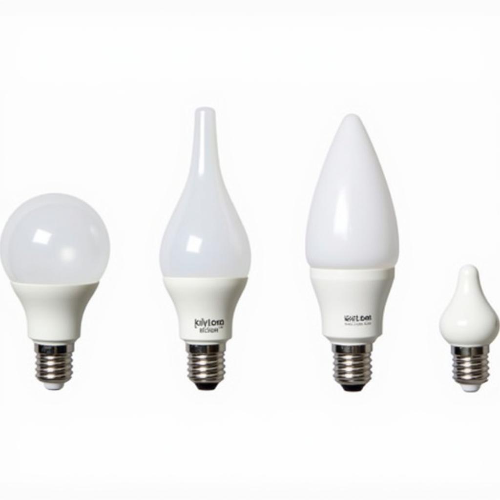 Different E12 Bulb Shapes