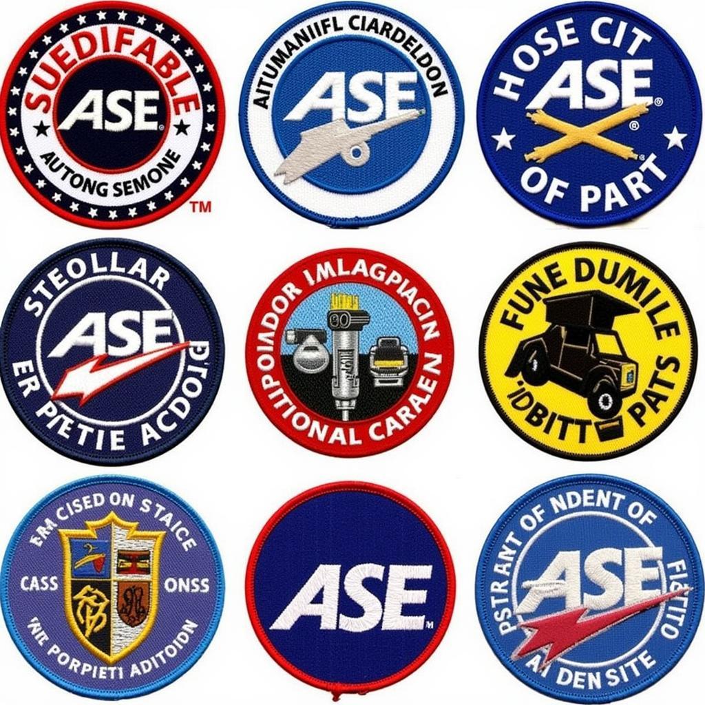 Different Types of ASE Student Patches