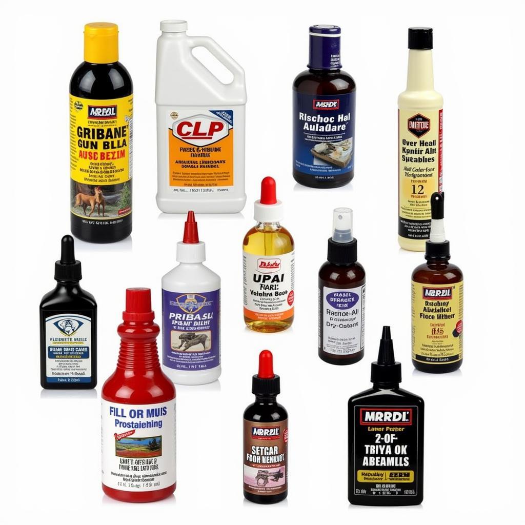 Various types of gun oil and their applications