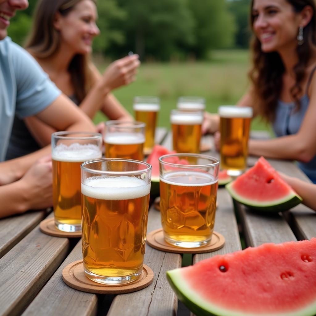 Enjoying Watermelon and Beer Responsibly