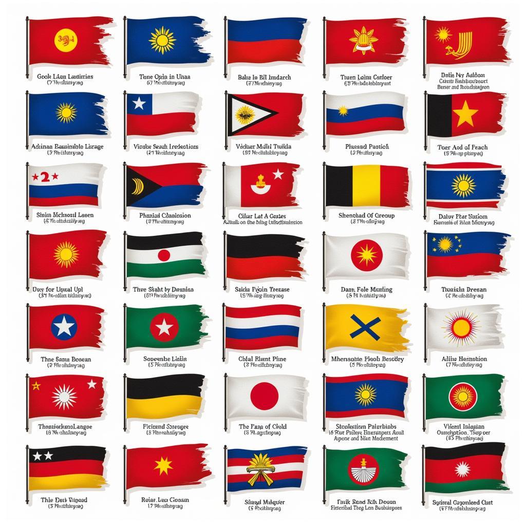 Evolution of ASEAN Flags in Historical Context