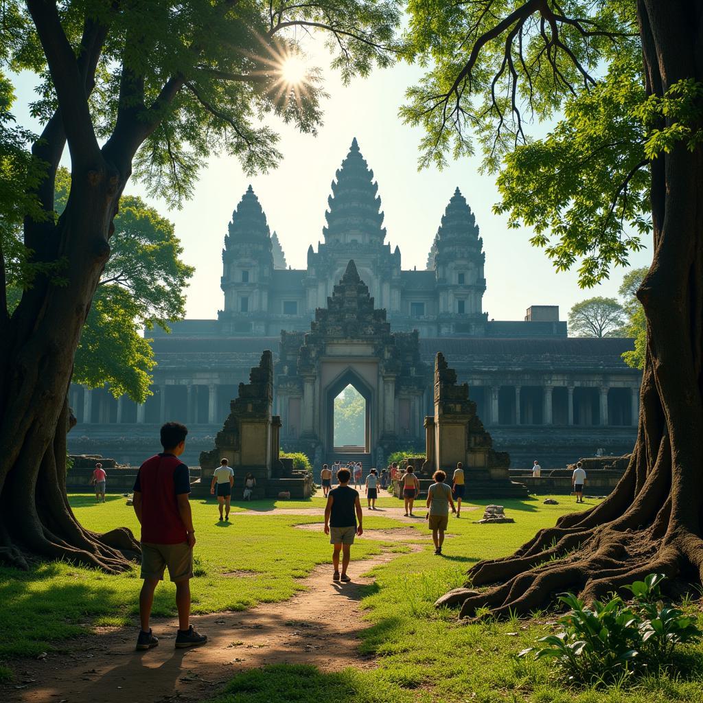 Exploring ancient temples in Southeast Asia