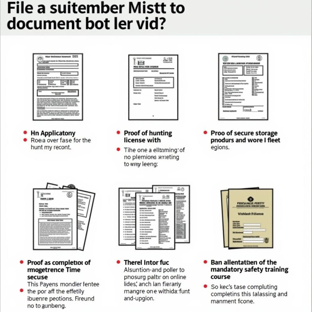 Finnish Firearm Permit Application Documents