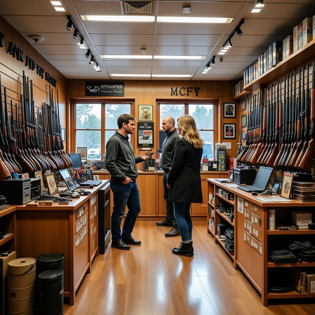 Finnish Hunting Shop Interior