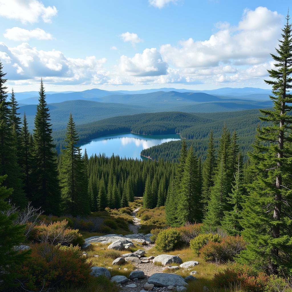 Finnish Wilderness Landscape