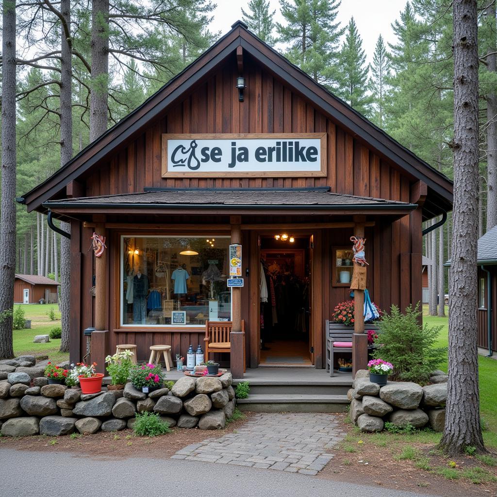 Finnish Wilderness Shop Exterior