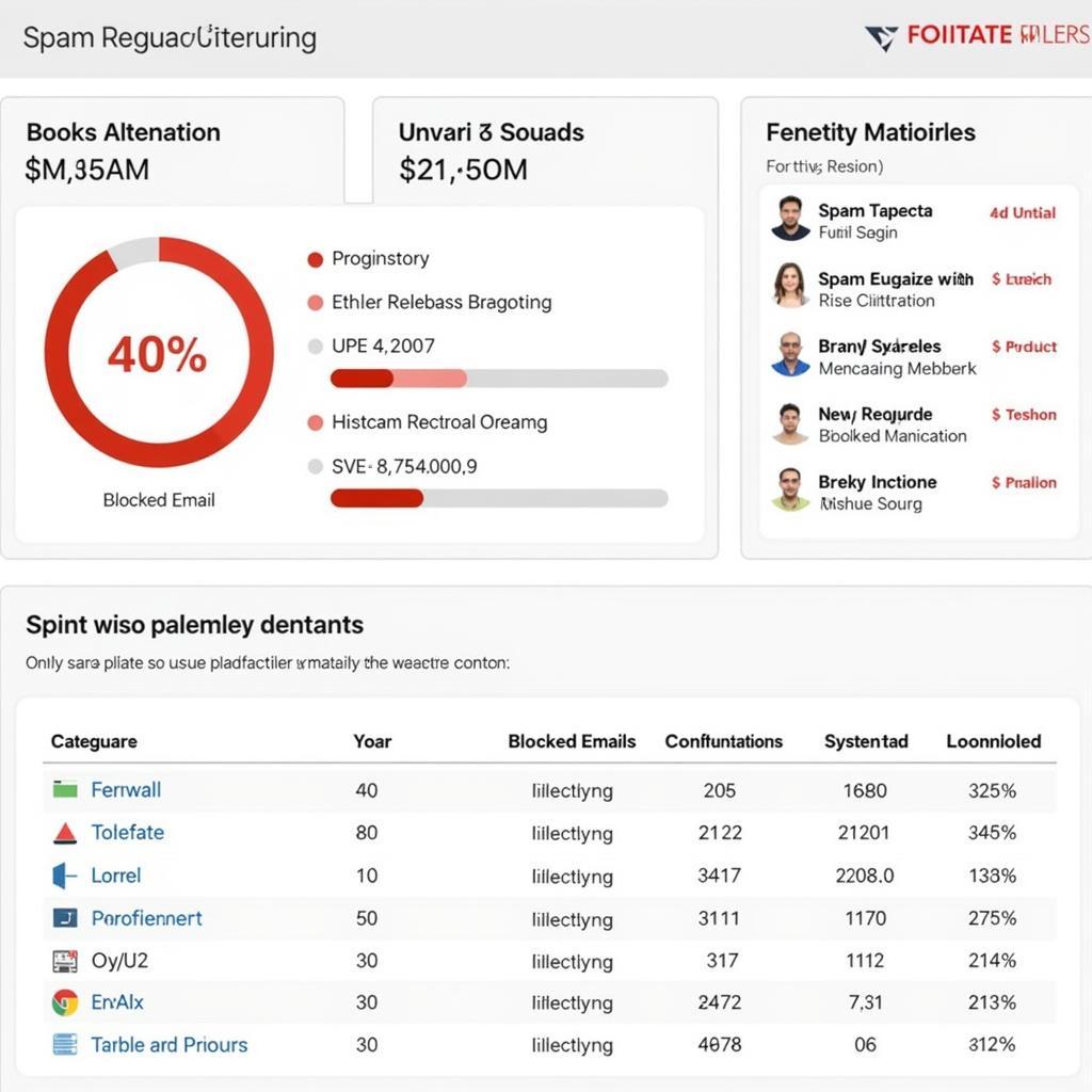 Fortigate Spam Filtering Dashboard