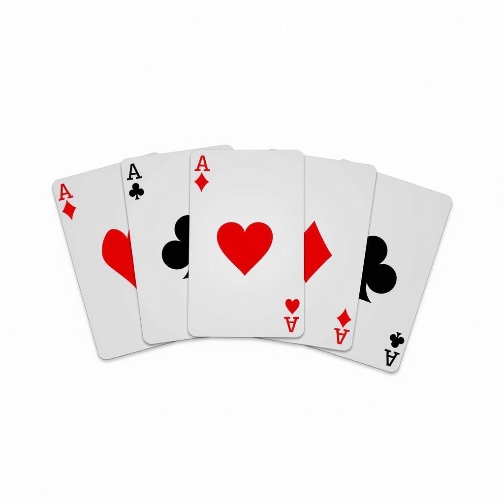 Four Aces Playing Cards