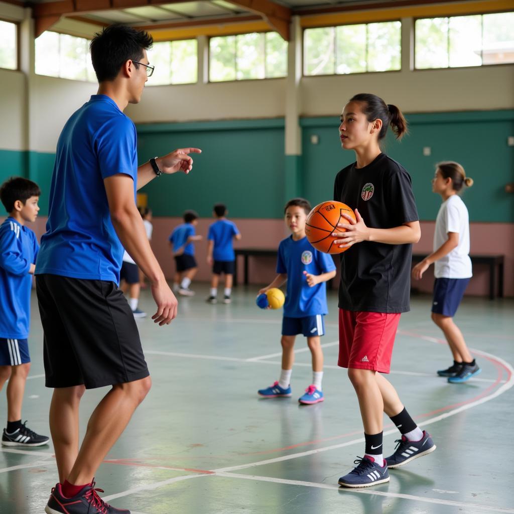 Handball Clinic in Southeast Asia