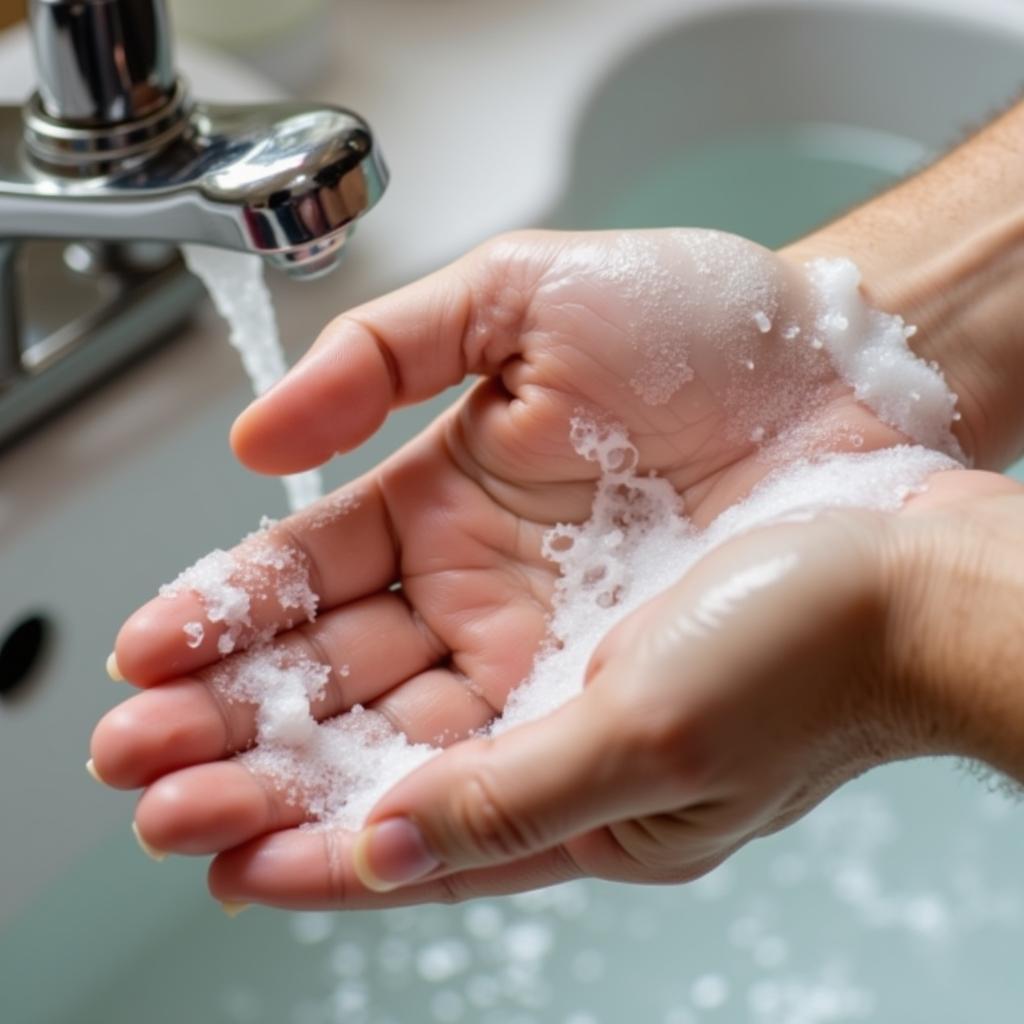 Handwashing with Soap