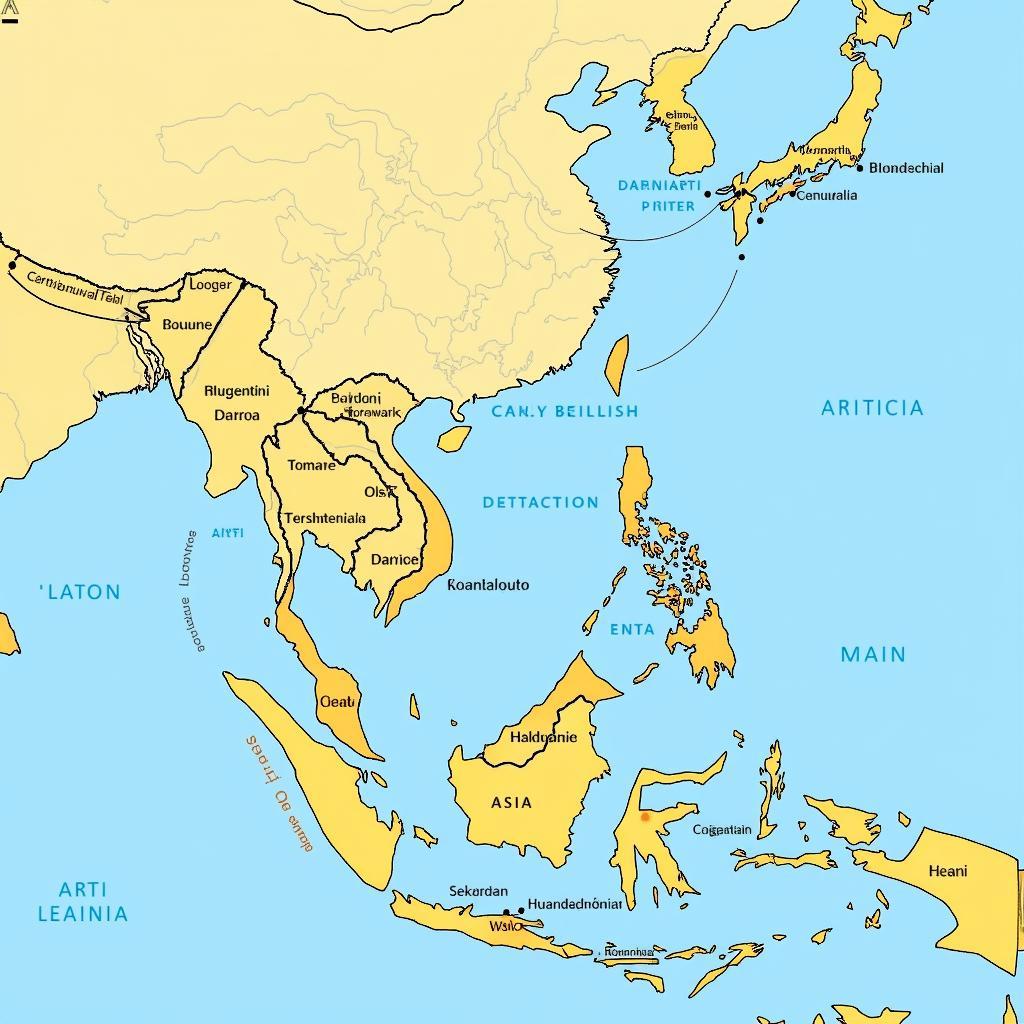 Historical Trade Routes Across Southeast Asia