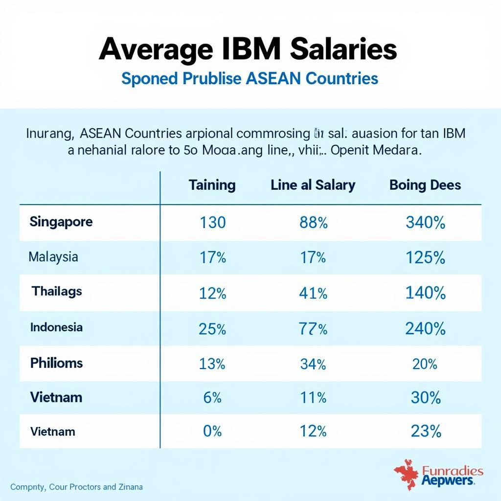 IBM ASEAN Salary Comparison by Country