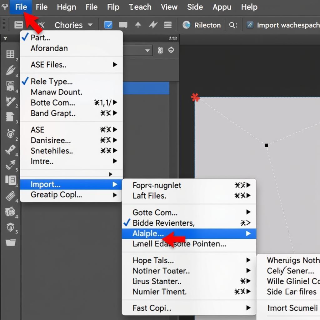 Importing ASE Palette via Swatches Panel