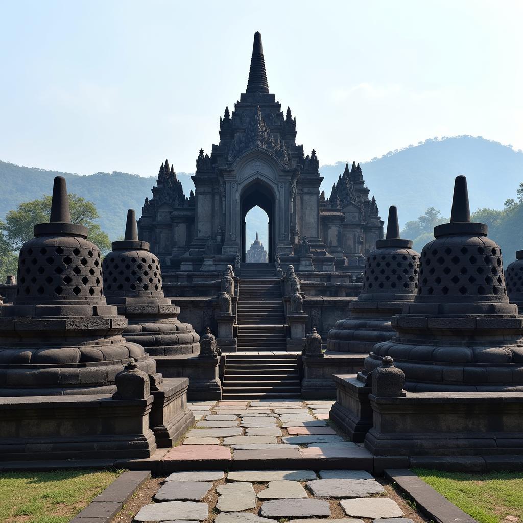 Borobudur Temple: A testament to Indian influence on Indonesian architecture