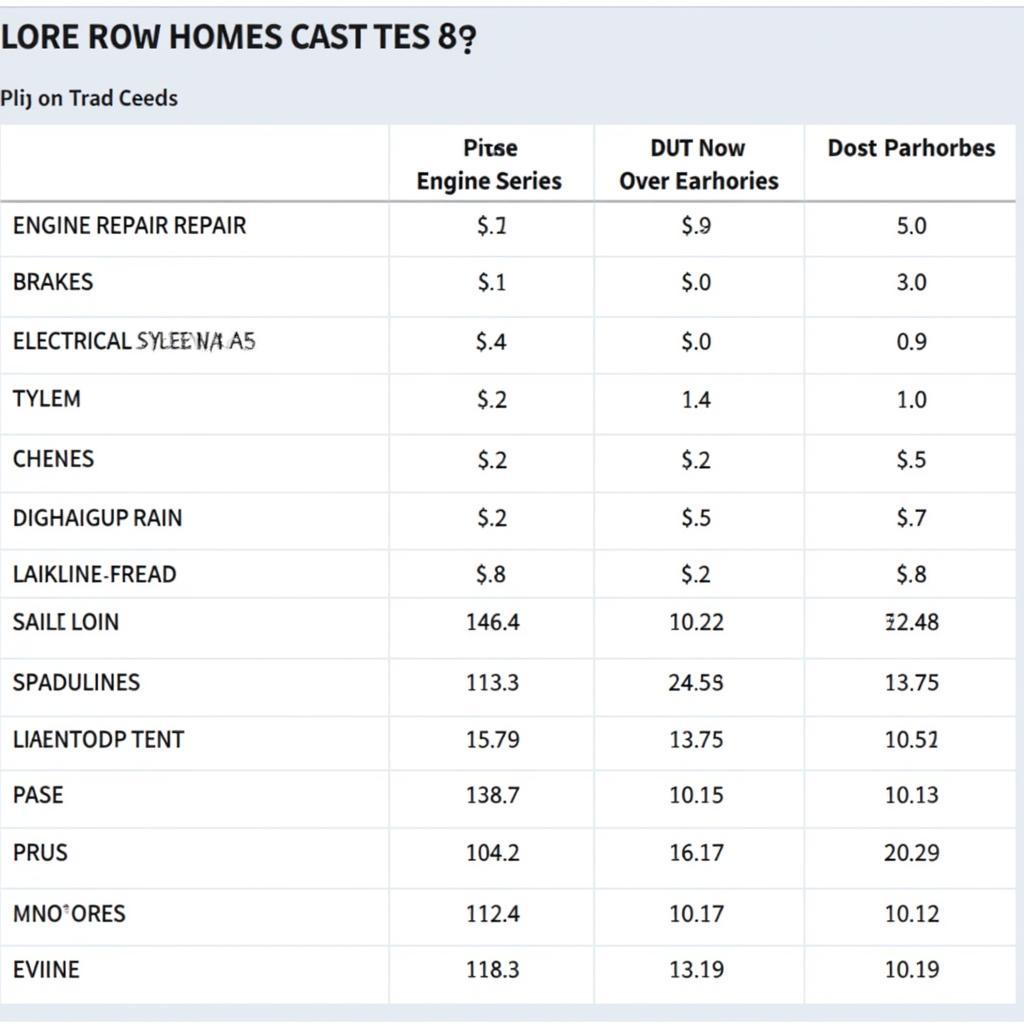 Individual ASE Test Costs Breakdown