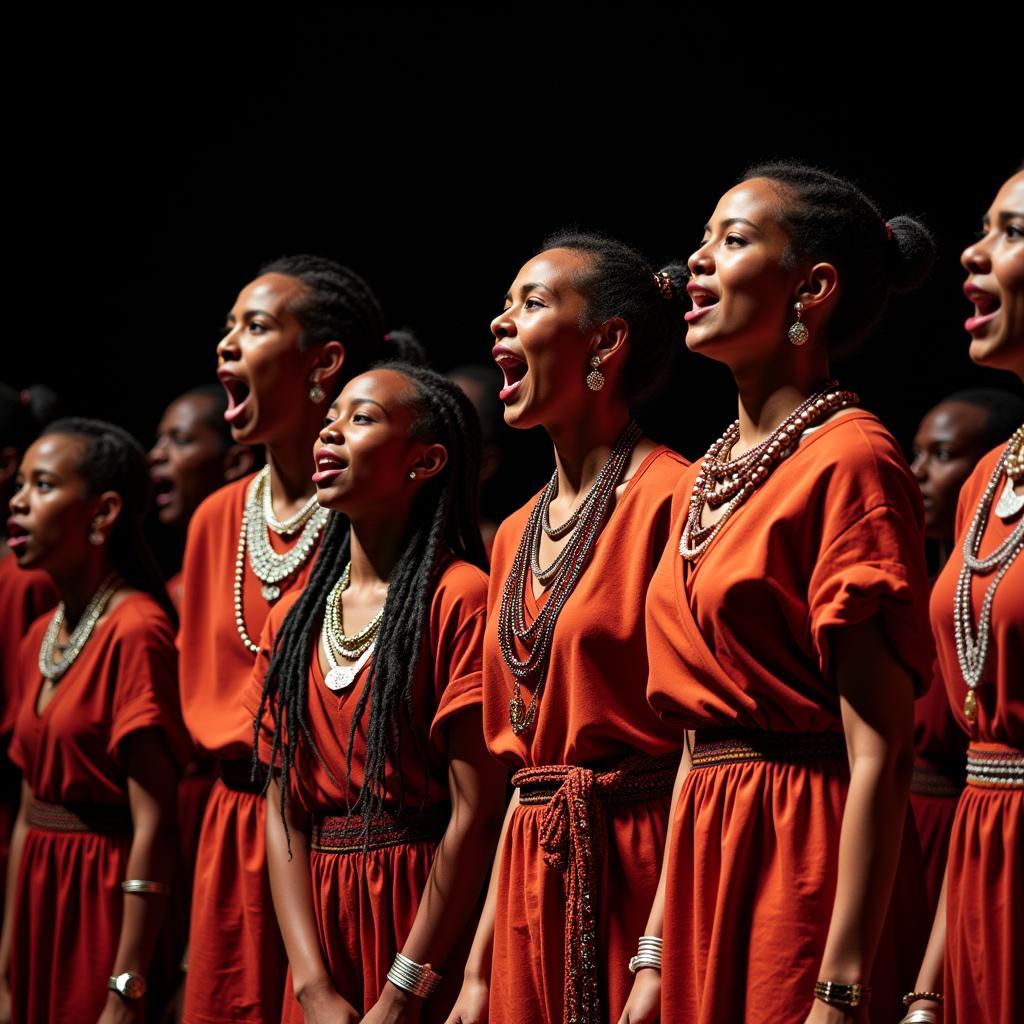 Isicathamiya Choir Performance in South Africa