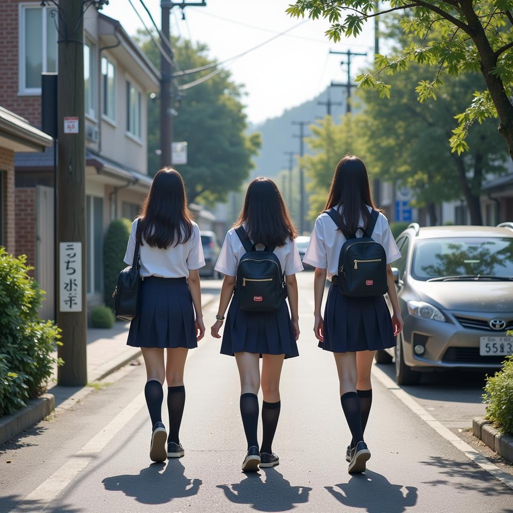 Japanese High School Students