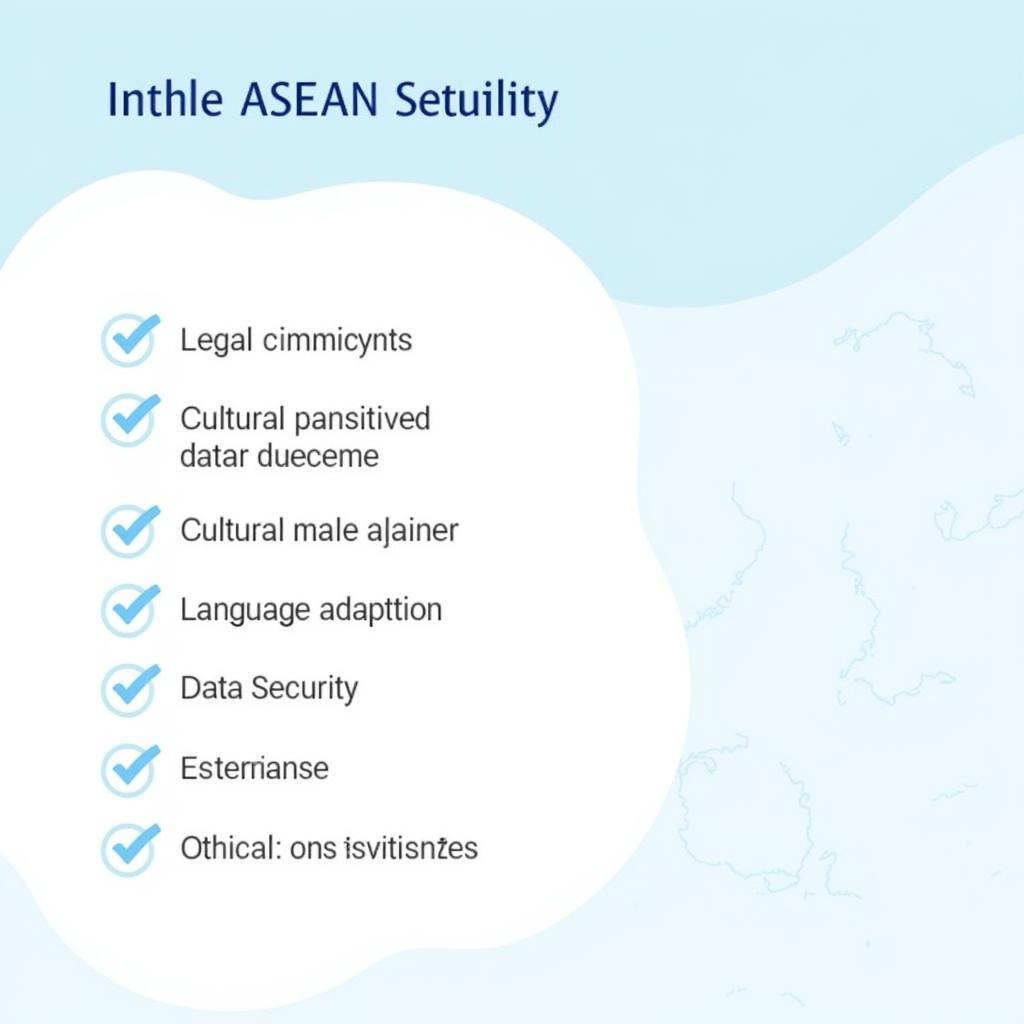 Key Considerations for ASEAN Data Collection